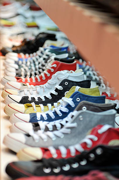istock Sport shoes in multiple colors. 173001915