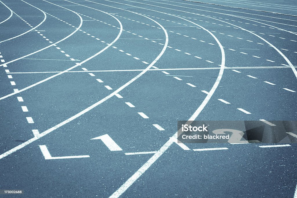 Running Track - Lizenzfrei Laufbahn Stock-Foto