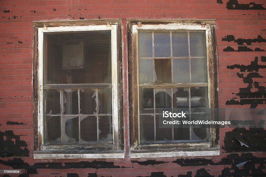 Old barns of America "One in a series of old barns, most in America with a few from Canada. this shows the windows of the old restaurant at these auction rooms which was demolished in 2008" Accuracy Stock Photo