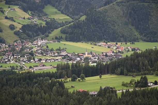 istock Austrian town in an alpine valley 173002869