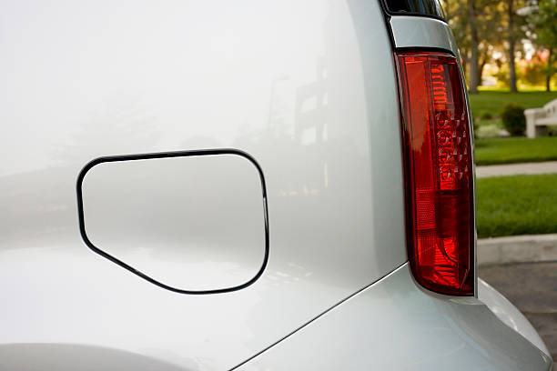 istock Car gas tank door 173003620
