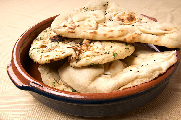 Naan Bread stock photo