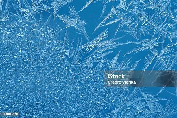 Frosty Padrão - Fotografias de stock e mais imagens de Abstrato - Abstrato, Azul, Beleza