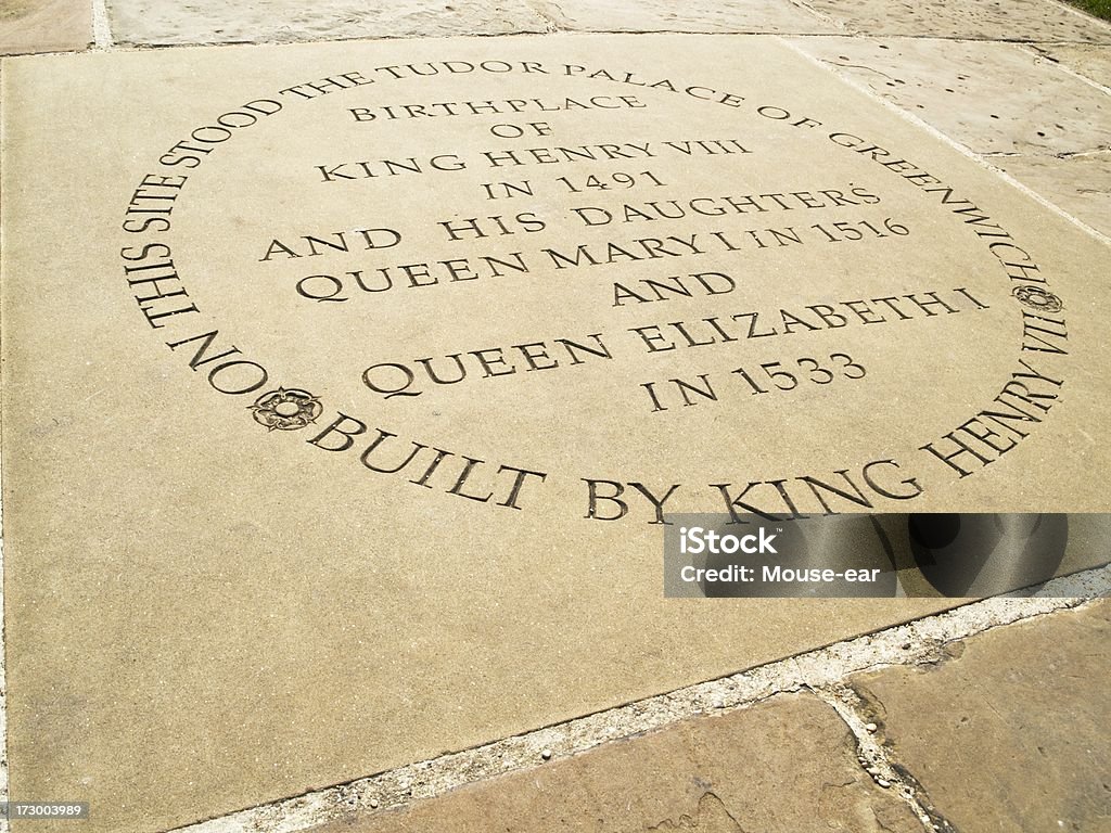 Stone marcatura il Tudor del Palazzo di Greenwich - Foto stock royalty-free di Capitali internazionali