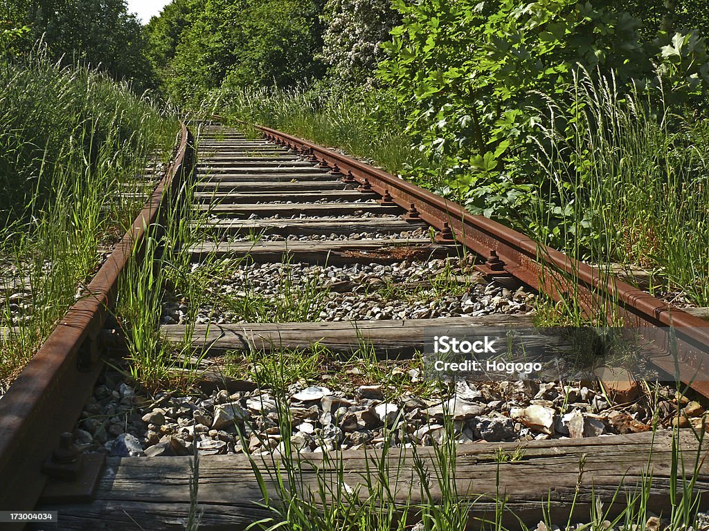 in der Mitte von nirgendwo - Lizenzfrei Bahngleis Stock-Foto