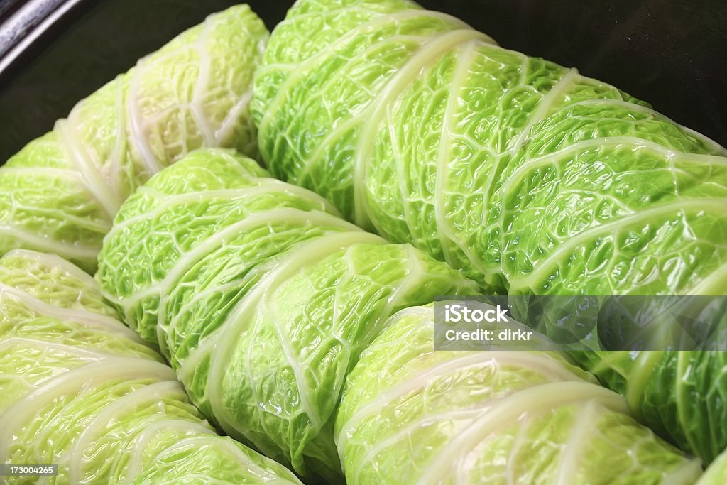 Stuffed Cabbage Stuffed Cabbage, waiting for the oven Cabbage Stock Photo