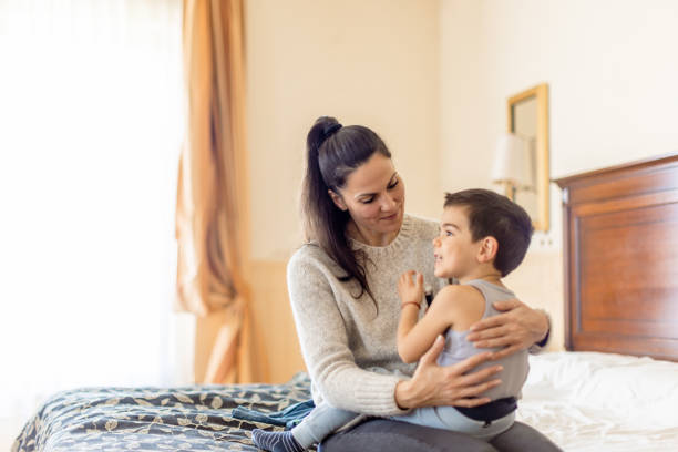 istock Mother and her baby boy 1730042881
