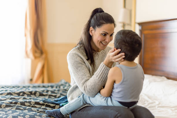 istock Mother and her baby boy 1730042882