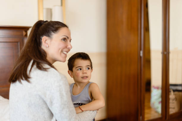 istock Mother and her baby boy 1730043433