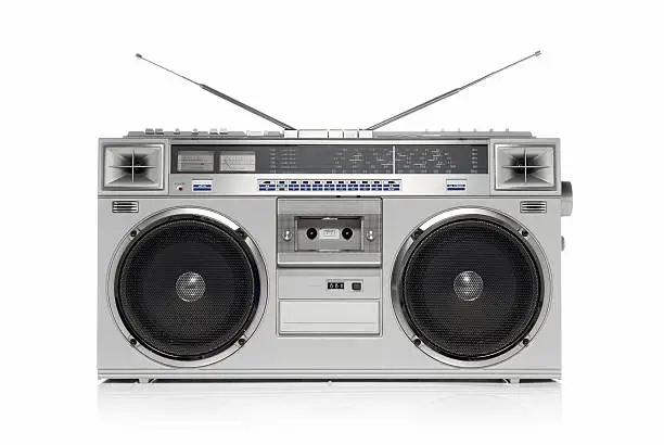 Photo of Silver boom box