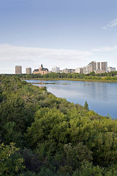 istock Saskatoon Downtown Cityscape with South Saskatchewan River 173004934