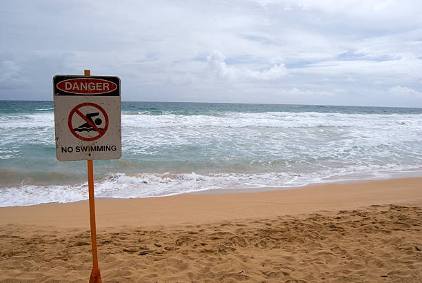 istock No Swimming Sign on Beach 173005017