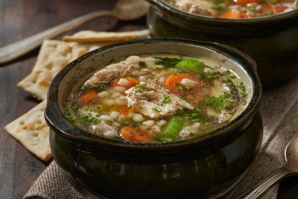 istock Chicken and Barley Vegetable Soup 1730052050