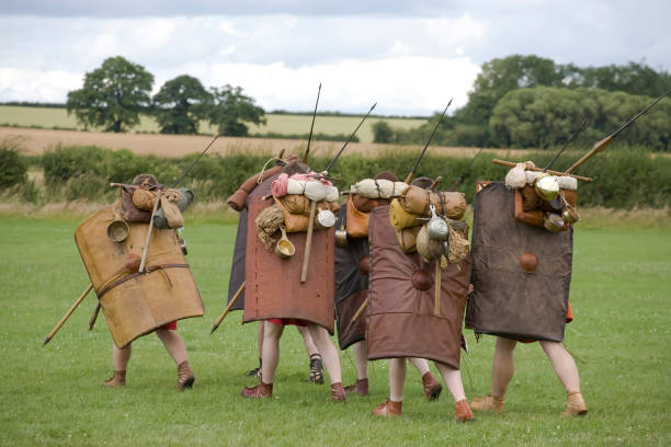 istock Roman Soldiers Marching 173005402