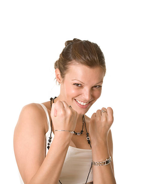 istock young beautiful woman boxing 173005630