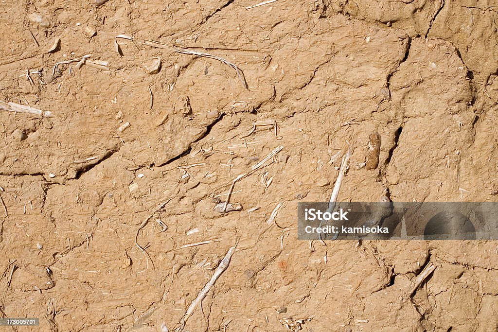 Loam pared - Foto de stock de Agrietado libre de derechos