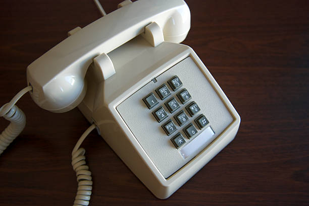 istock Telephone Old Beige 70s Style 173005814