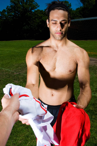 istock Jersey exchange - Soccer series 173006287