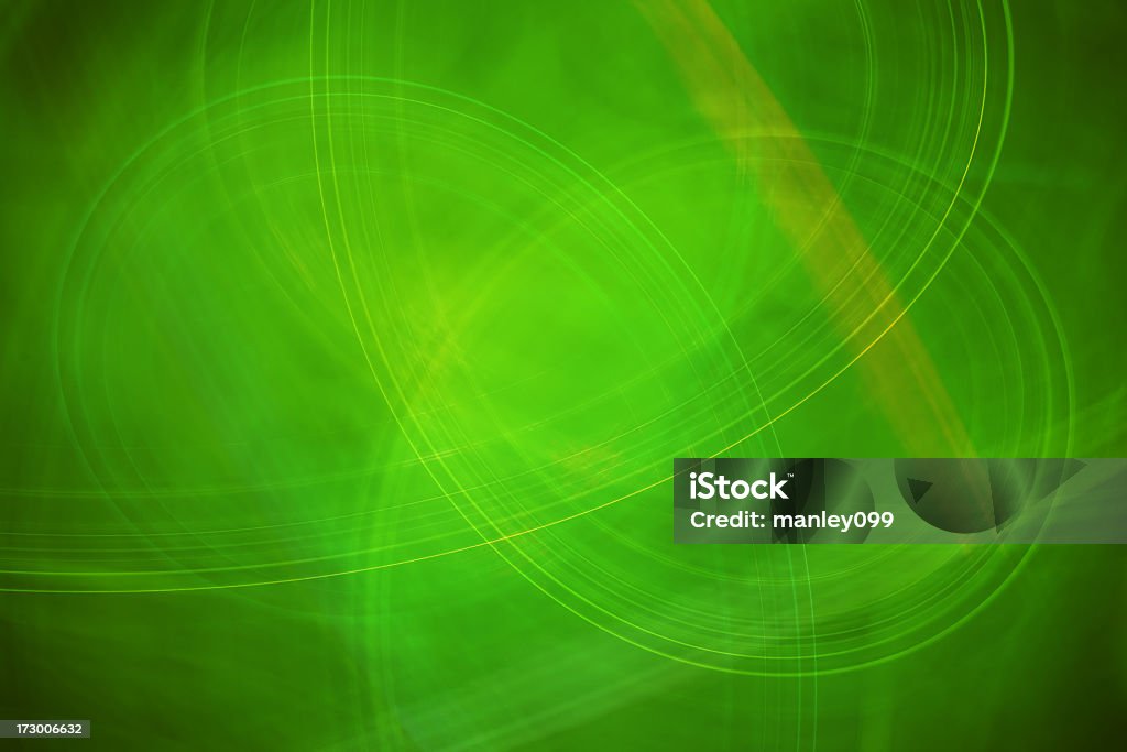 녹색 추상적인 배경 오랑주 스트라이프 - 로열티 프리 곡선 스톡 사진