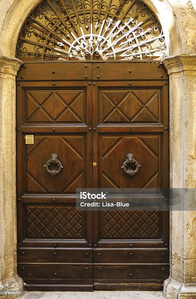 フ��ィレンツェの旧ドア、トスカーナ - 19世紀風のロイヤリティフリーストックフォト