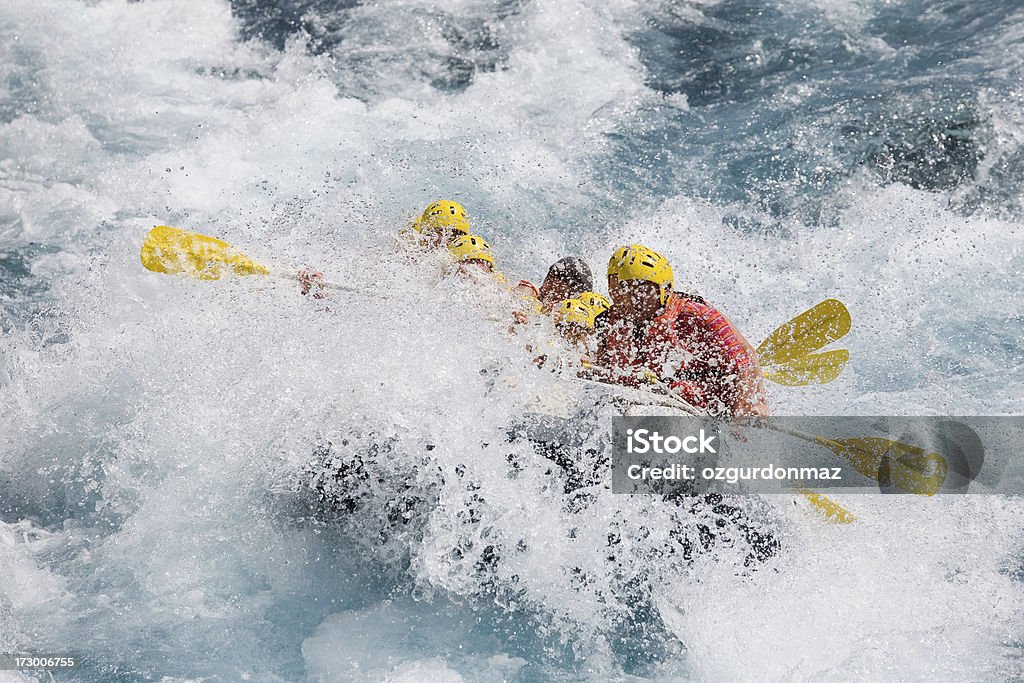 rafting em Rápidos - Royalty-free Remar Foto de stock
