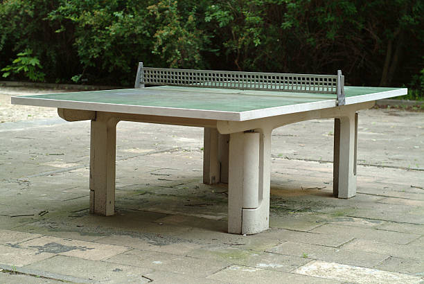 istock tabletennis  table outdoors with nobody 173006955