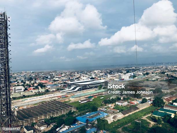 Yaba Train Station Stock Photo - Download Image Now - City, Color Image, Communications Tower