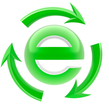 3d recycling symbol