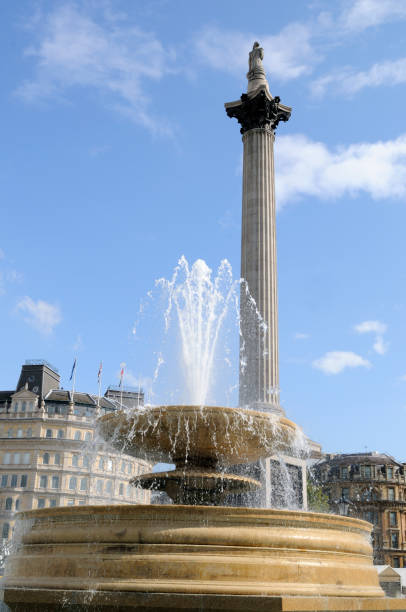 istock Foutain and Nelson's Column in London 173007004