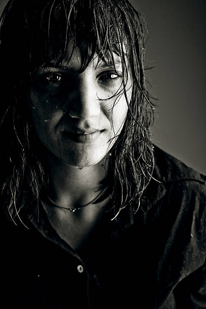 Sad girl portrait