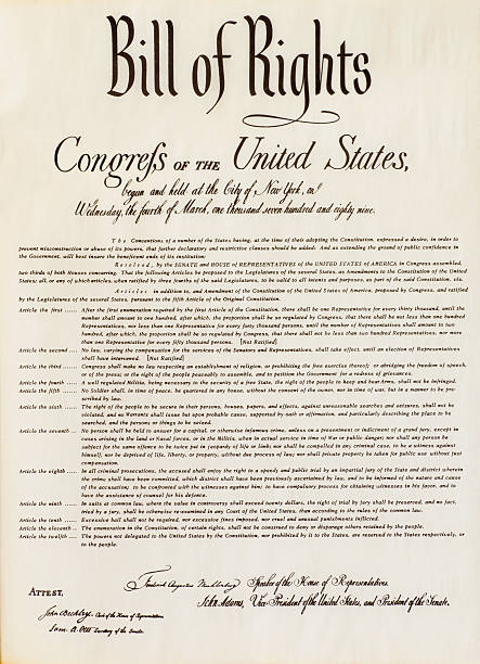 部品の権利-絶縁型 - us constitution constitution usa government ストックフォトと画像