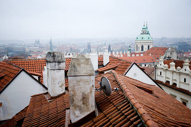 prague city rooftops