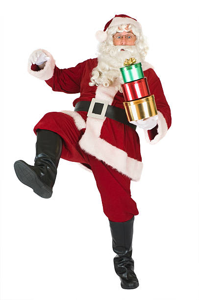 istock Santa Losing his Balance 173007406