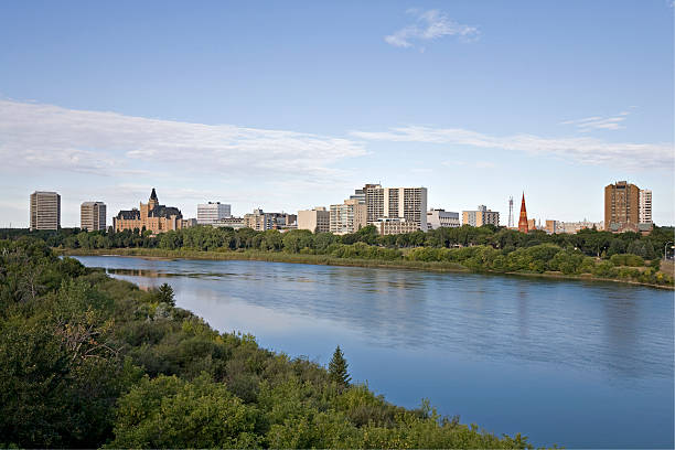 istock Saskatoon Downtown Cityscape with South Saskatchewan River 173007594