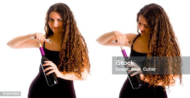 Девочка И Вино — стоковые фотографии и другие картинки 20-24 года - 20-24 года, 20-29 лет, Алкоголь - напиток