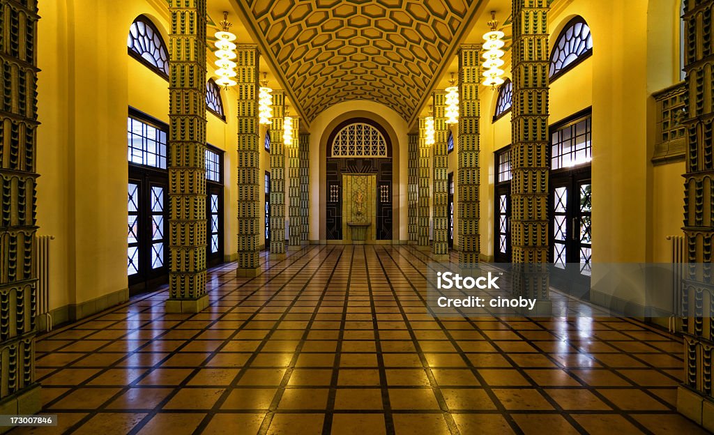 Golden Zimmer - Lizenzfrei Parlamentsgebäude - Canberra Stock-Foto