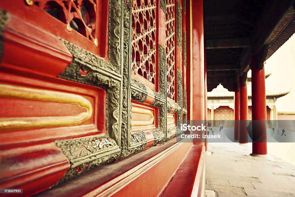 A Cidade Proibida de Beijing - Foto de stock de Antigo royalty-free