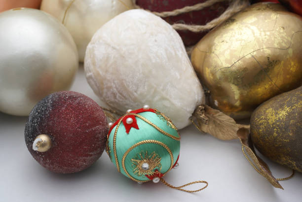 istock group of Christmas decorations 173008037