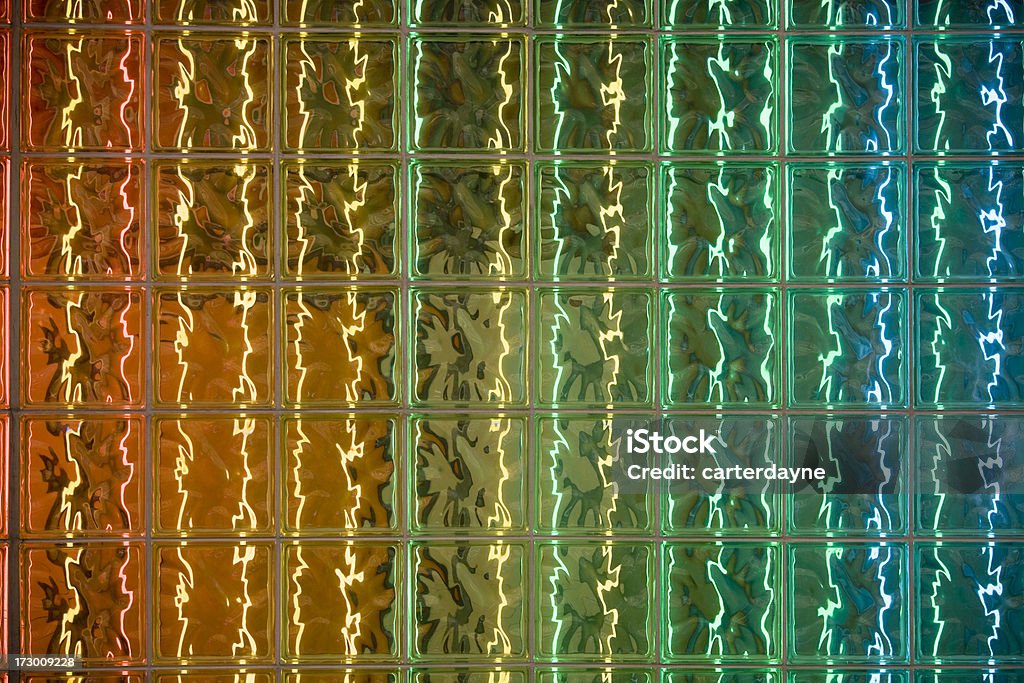 Blocchi di vetro colorato windows come sfondo astratto, modello - Foto stock royalty-free di 2000-2009