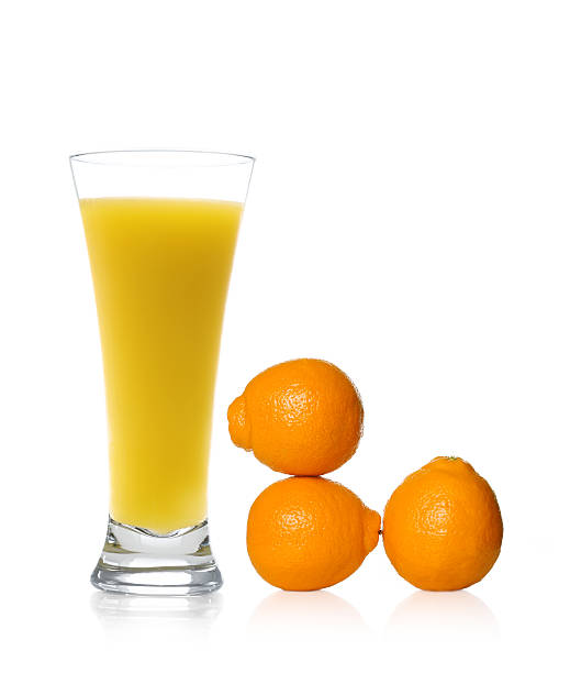 istock Glass of fresh orange juice 173009296