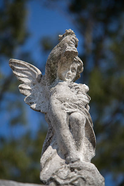 istock Antique Angel with Wing 173009465