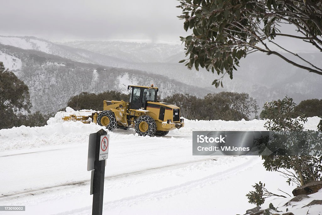 Niveleuse Déblaiement de la neige - Photo de Australie libre de droits