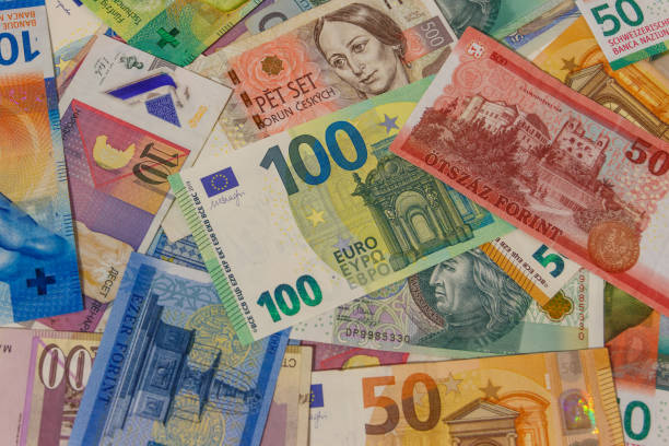 istock Background of currencies from different european countries 1730101761