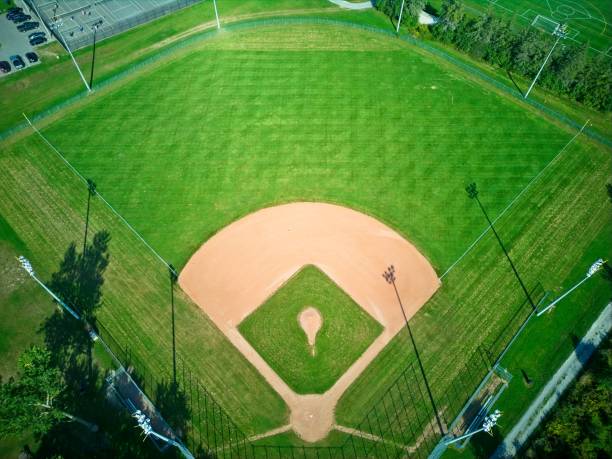 istock Baseball Diamond in a Recreational Complex in a Rural Ontario Town 1730102507