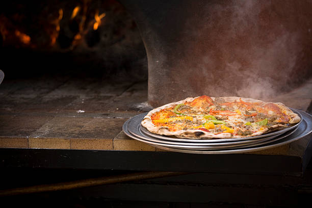 istock Open Fire Pizza at a Farmers Market 173010306