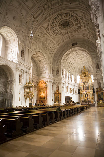 istock Church interior in Europe 173010609