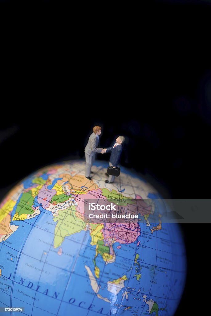 Partnerschaft - Lizenzfrei Globus Stock-Foto