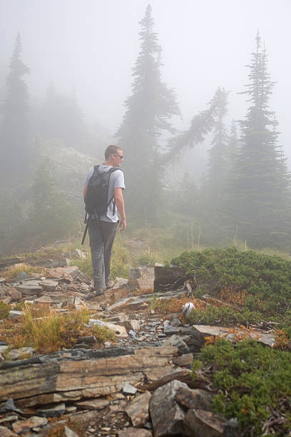istock Hiker in Fog 173011611