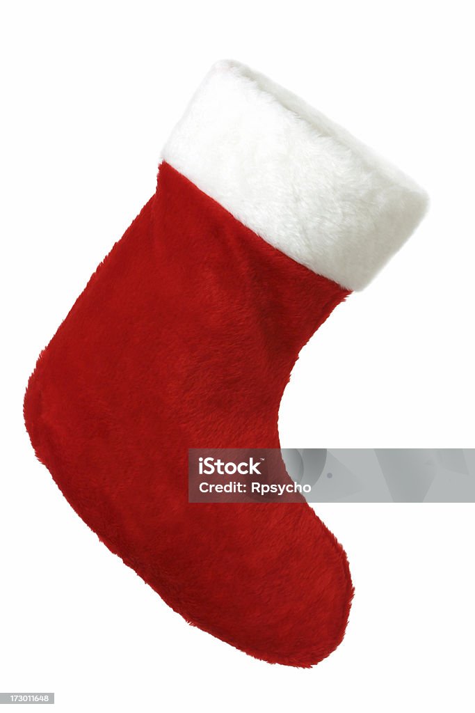 Christmas Stocking "A Christmas stocking, on white. Check out some other" Christmas Stock Photo