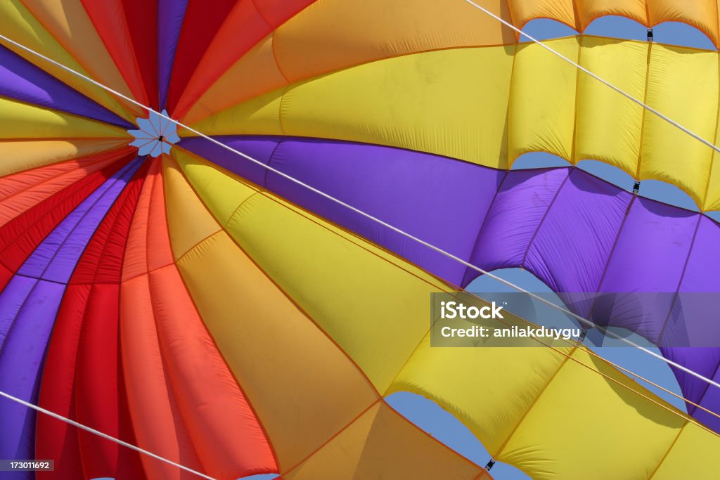 Parasailing Parasailing in Turkey / Antalya. Activity Stock Photo